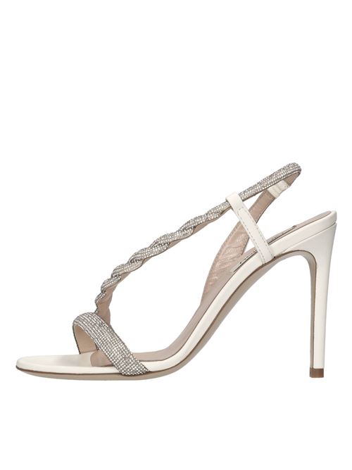 Sandali in pelle e microstrass NINALILOU | 321043L9 NAPPAAVORIO